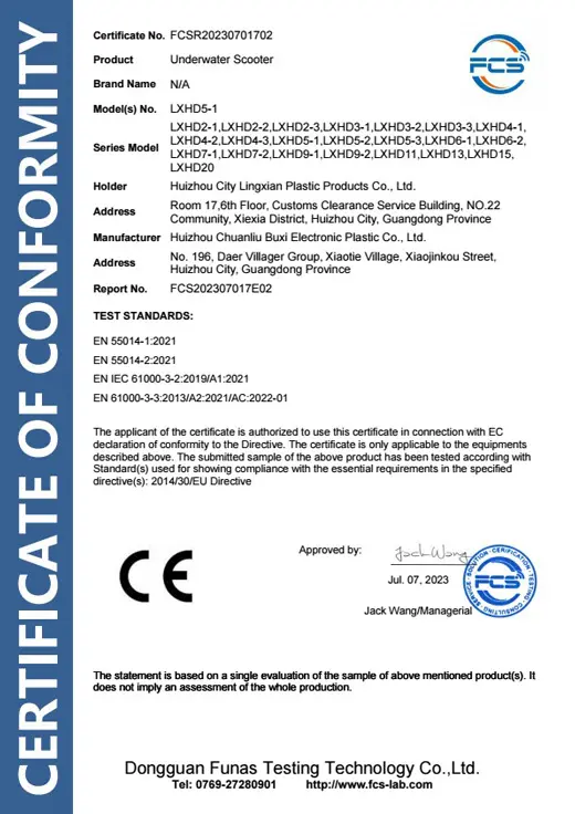 CE Certificate