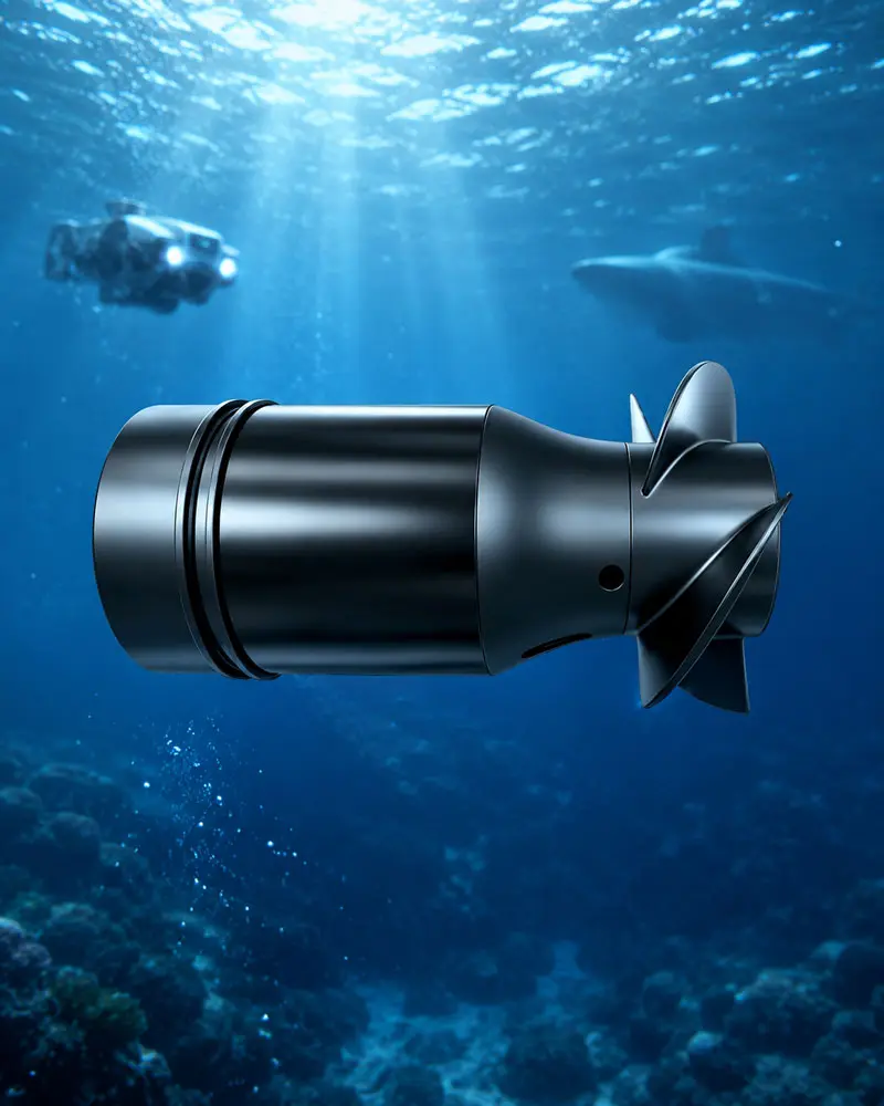 KESZING BLDC motor for underwater thrusters in a blue underwater technology environment