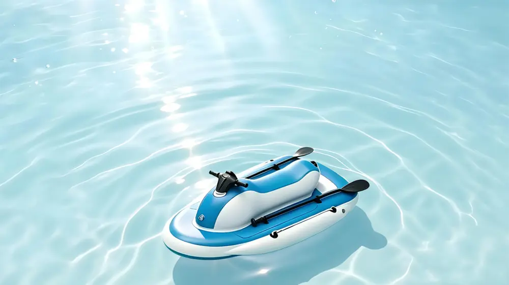 LXMT001 inflatable water scooter turquoise blue sea leisure kayak KESZING